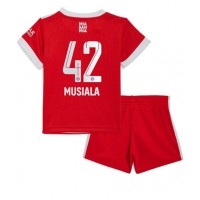 Fotbalové Dres Bayern Munich Jamal Musiala #42 Dětské Domácí 2022-23 Krátký Rukáv (+ trenýrky)